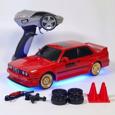 Дрифт Машинка на Пульте Управление BMW M3 1:16 с LED Подсветкой (E30) Красная 326 фото