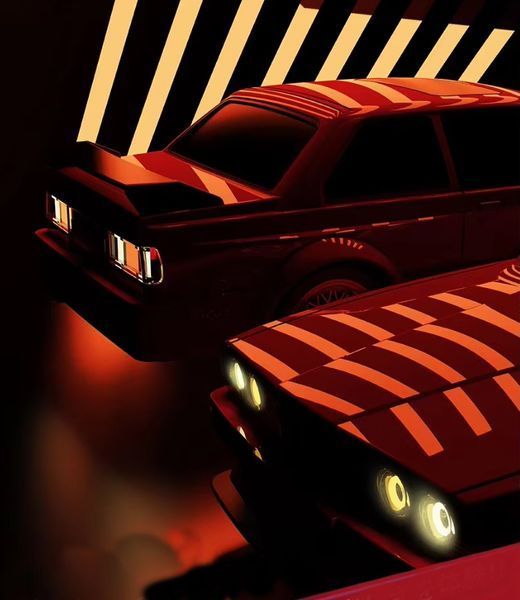 Дріфт Машинка на Пульті Керування BMW M3 RC Drift Car з LED Підсвіткою (E30) Чернвона 326 фото