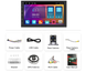 2DIN Магнітола Android 2/32Gb з камерою заднього огляду (CarPlay, Android Auto, GPS, WIFI )  160 фото 2