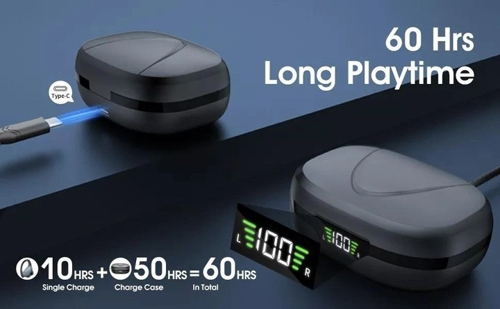 Безпровідні Спортивні Bluetooth Навушники TWS X17 Водонепроникні, Для Бігу, Чорні 355 фото