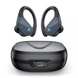 Безпровідні Спортивні Bluetooth Навушники TWS X17 Водонепроникні, Для Бігу, Чорні 355 фото 1