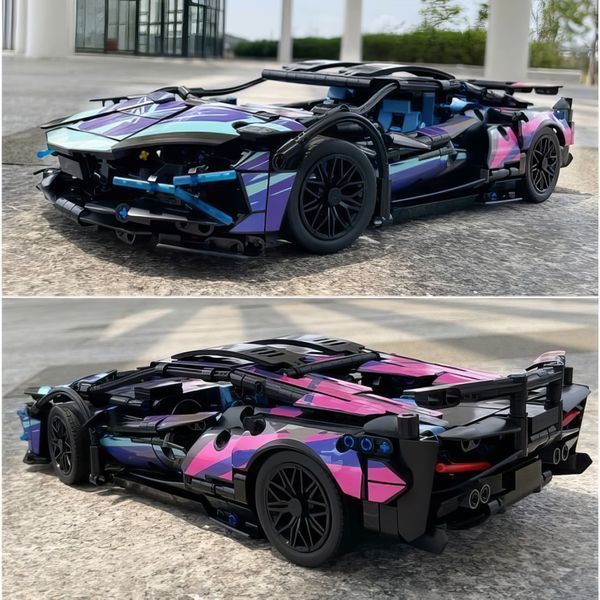 Конструктор Technic Lamborgini Cyberpunk FKP37 1314 деталей /Технік/Коробка 46418679 фото