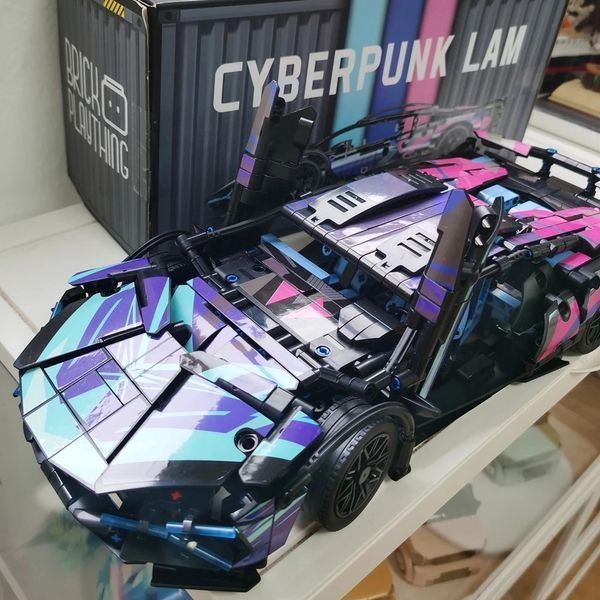 Конструктор Technic Lamborgini Cyberpunk FKP37 1314 деталей /Технік/Коробка 46418679 фото