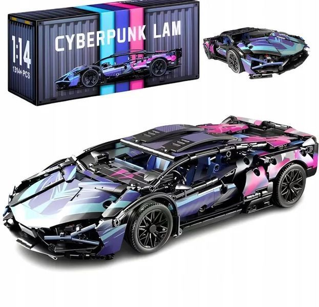 Конструктор Technic Lamborgini Cyberpunk FKP37 1314 деталей /Технік/Коробка 46418679 фото