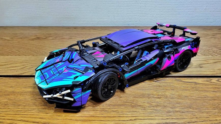 Конструктор Technic Lamborgini Cyberpunk FKP37 1314 деталей /Технік/Коробка 46418679 фото