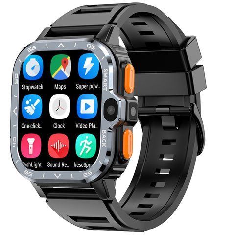 PGD Android Watch 4/64 ГБ - смарт годинник із камерою, 4G, GPS, NFC, Wi-Fi, Play Market, Chrome 357 фото