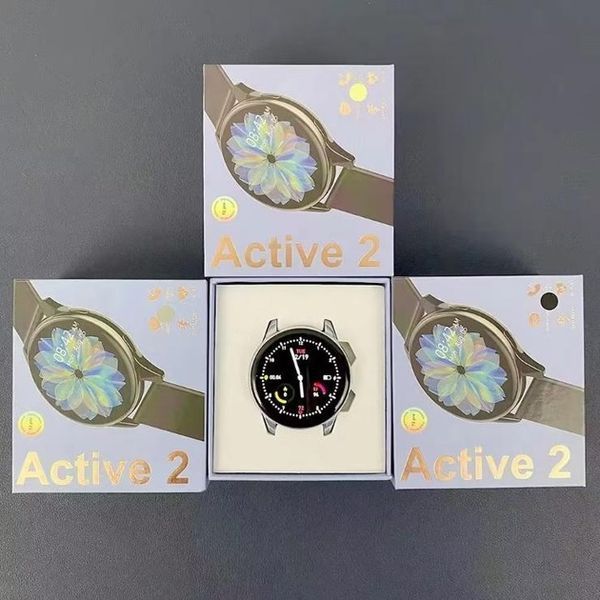 Круглий смарт годинник Active 2 - Android / iOS/Пульсометр /Тонометр / Чорний 88493520 фото