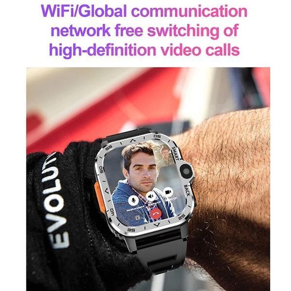 PGD Android Watch 2/16 ГБ - смарт годинник телефон, 4G, Wi-Fi, GPS, NFC, Play Market, Chrome 358 фото