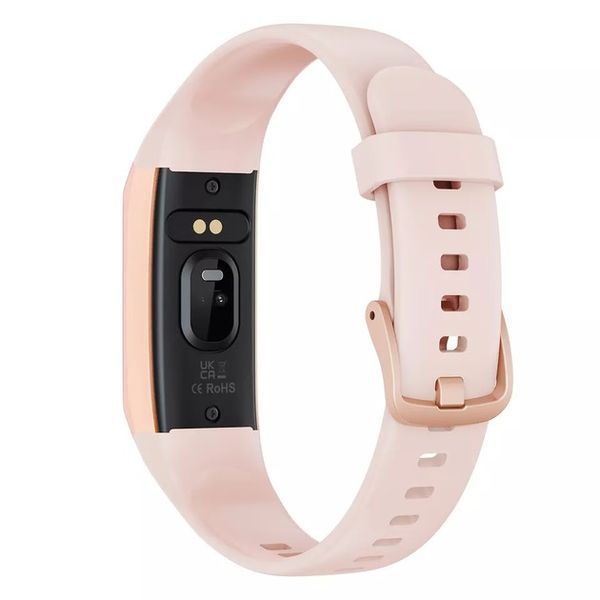 Фітнес Браслет Smart Band C60 Bluetooth пульсомір тонометр, розово -золотий 86087920 фото