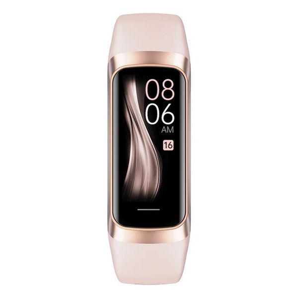 Фітнес Браслет Smart Band C60 Bluetooth пульсомір тонометр, розово -золотий 86087920 фото