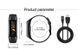 Фітнес Браслет Smart Band C60 Bluetooth пульсомір тонометр, розово -золотий 86087920 фото 6