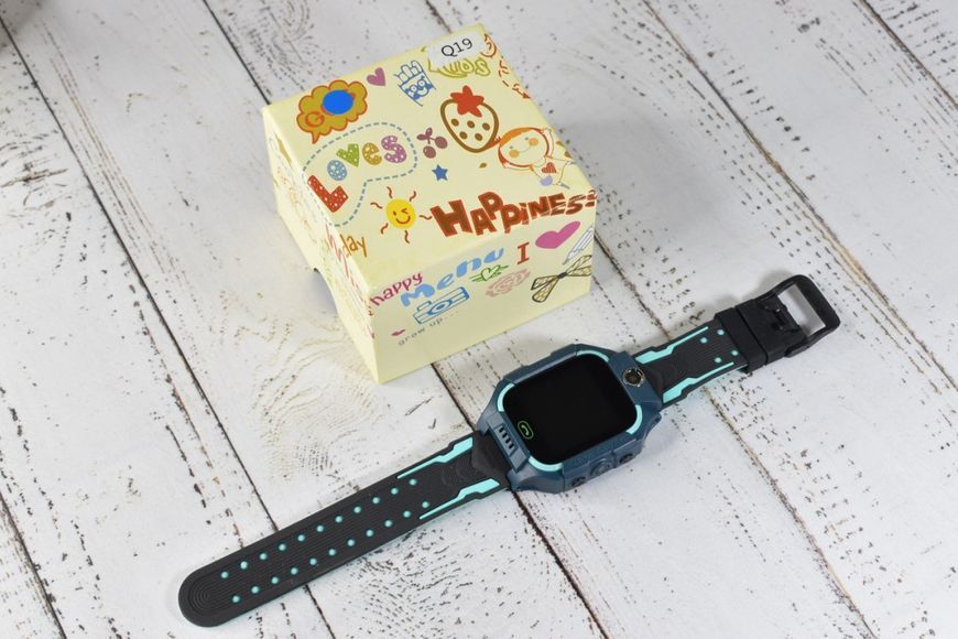 Дитячий смарт годинник Smart Baby Watch Q19 з SIM-картою, зелений 369 фото
