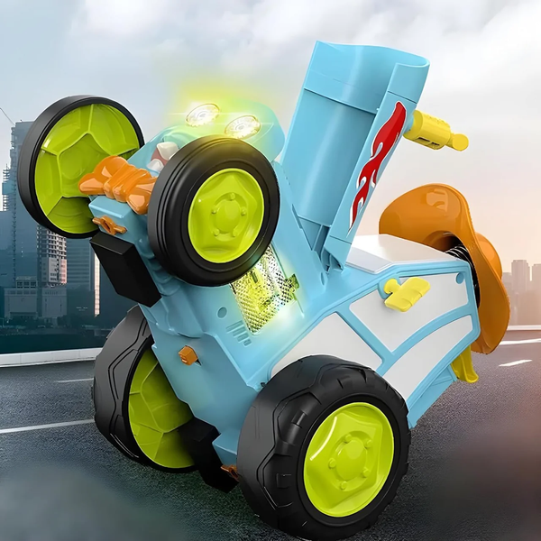 Танцюючий Трактор на Радіокеруванні Crazy Jumping Car Іграшка на пульті керування , Синій 87715525 фото