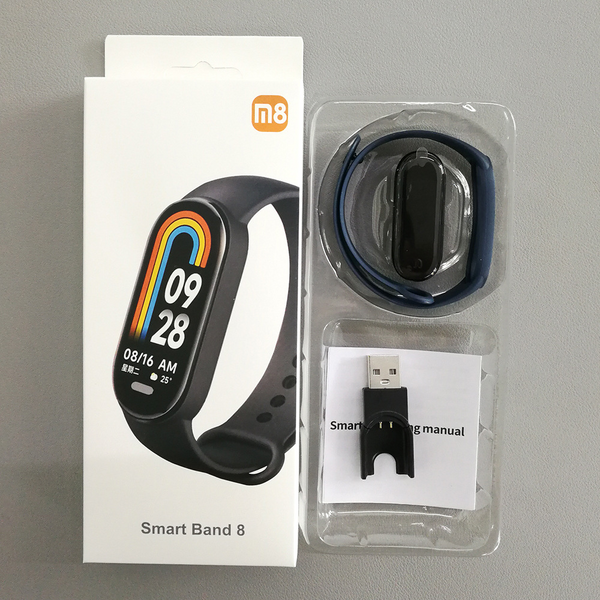 Mi Band M8 Black - Фітнес браслет з вологозахистом IP67, пульсометром та крокоміром 340 фото