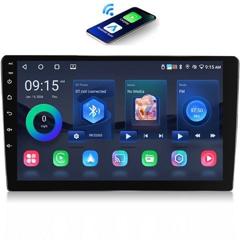 2DIN магнітола 10' дюймів Android 2\32Gb GPS WIFI Carplay  68185129 фото