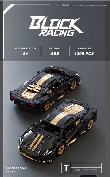 Конструктор Technic Lamborghini Sian FKP 37 Black спортивний автомобіль 1280 деталей у подарунковій коробці 117047606 фото