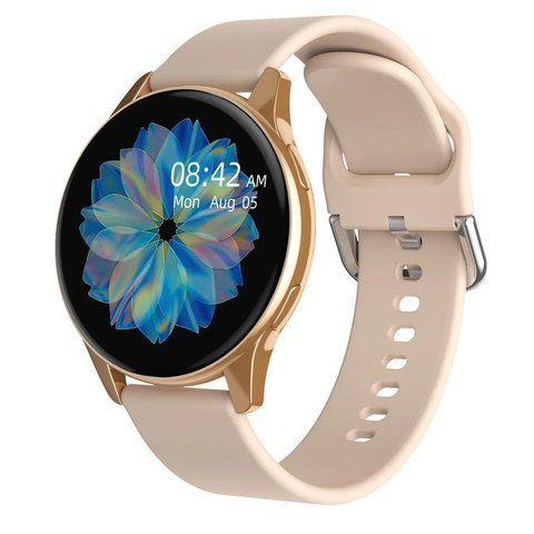 Круглий жіночий смарт годинник Lemfo Active 2 Bluetooth з динаміком і мікрофоном 102236633 фото