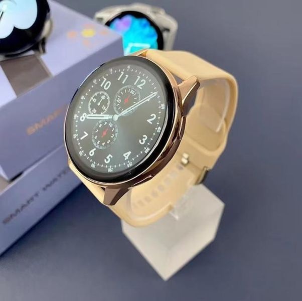 Круглий жіночий смарт годинник Lemfo Active 2 Bluetooth з динаміком і мікрофоном 102236633 фото