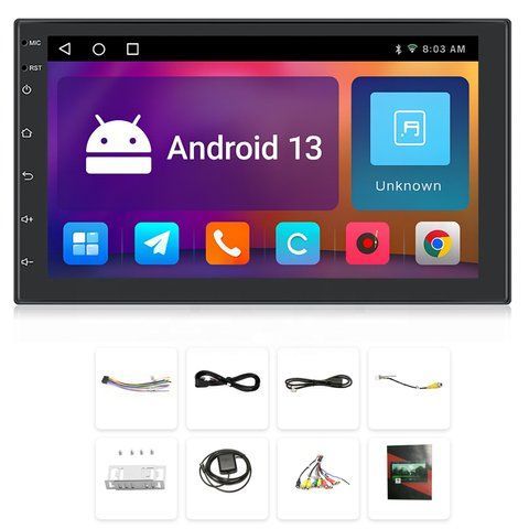 Автомагнітола 2DIN Android 13 (CarPlay, Android Auto, GPS, Wi-Fi, Bluetooth, ) &ndash; 2/32GB 68185958 фото