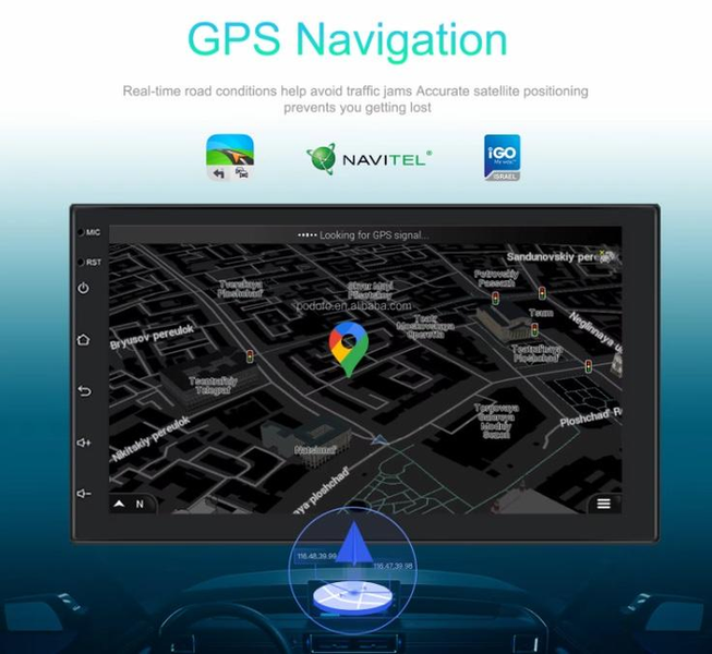 Автомагнітола 2DIN Android 13 (CarPlay, Android Auto, GPS, Wi-Fi, Bluetooth, ) &ndash; 2/32GB 68185958 фото