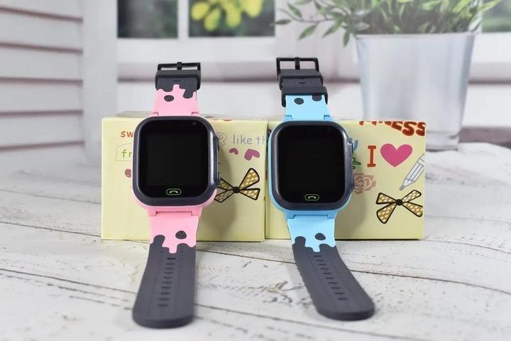 Дитячий смарт годинник Lemfo Q16 З СІМ картою LBS/SIM/ Розові 112060676 фото