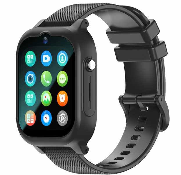 Hypeon K26 &mdash; дитячий розумний годинник з підтримкою GPS, 4G, Wi-Fi, Відеодзвінком і SIM, чорний 229 фото