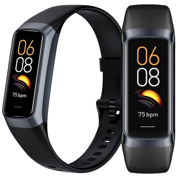 Фітнес Браслет Smart Band C60 Крокомір Пульсомір Тонометр (Чорний) 230 фото