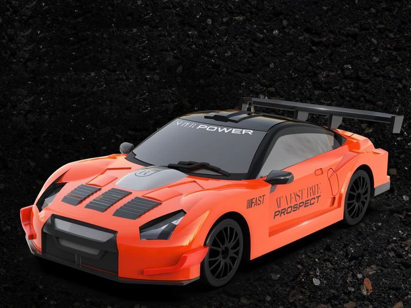 Дрифт Машинка на Пульті Радіокерування Nissan GTR R35 RC Drift Car, Orange 232 фото